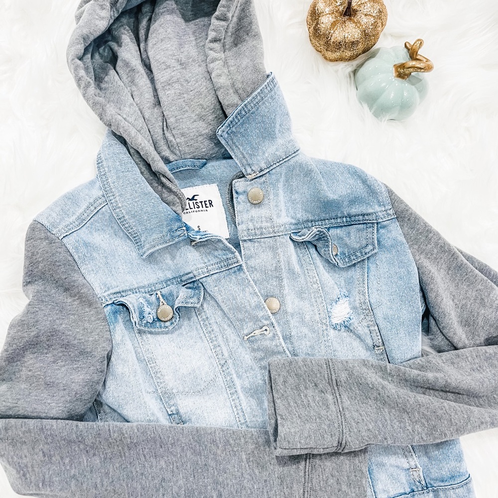 Hollister denim and cotton jacket